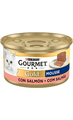 Gourmet Gold Mousse de Salmão | 24 x 85 g