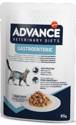 Advance Vet Cat Gastroenteric | Wet (Saqueta) | 12 x 85 g