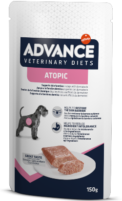 Advance Vet Dog Atopic | Wet (Saqueta) | 8 x 150 g