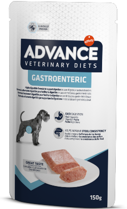 Advance Vet Dog Gastroenteric | Wet (Saqueta) | 8 x 150 g