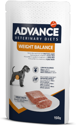 Advance Vet Dog Weight Balance | Wet (Saqueta) | 8 x 150 g