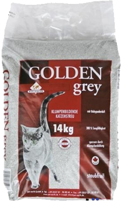 Areia para Gatos Auto Aglomerante Golden Grey | 7 kg