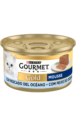 Gourmet Gold Mousse de Peixe do Oceano | 24 x 85 g