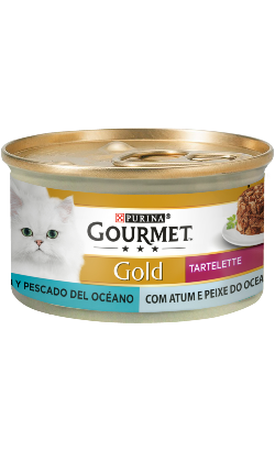 Gourmet Gold Tartelette Duo Atum & Peixe do Oceano | 24 x 85 g