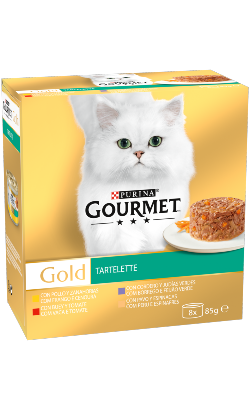 Gourmet Gold Tartelette Multipack 8 | Wet (Lata) | 8 x 85 g