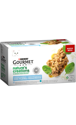 Gourmet Natures Creations Multipack Peixe do Oceano & Atum | Wet (Lata) | 4 x 85 g