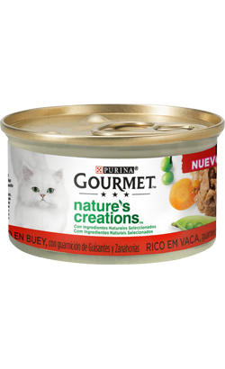 Gourmet Natures Creations de Carne de Vaca | Wet (Lata) | 24 x 85 g