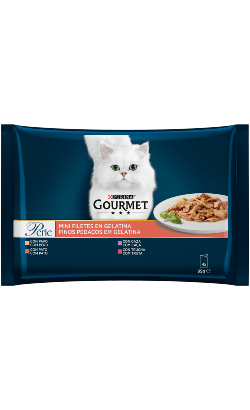 Gourmet Perle Finos Pedaços em Gelatina | Pack 12 unidades de 4 x 85g