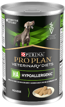 PPVD Canine HA - Hypoallergenic | Wet Mousse (Lata) | 12 x 400 g