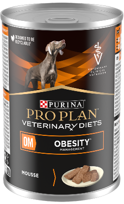 PPVD Canine OM - Obesity Management | Wet Mousse (Lata) | 12 x 400 g