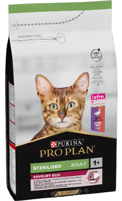 Pro Plan Cat OptiSavour Sterilised Adult Dual Flavour Duck & Liver | 1,5 kg