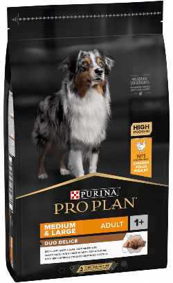 Pro Plan Duo Delice Dog Medium & Large Adult Chicken | 10 Kg