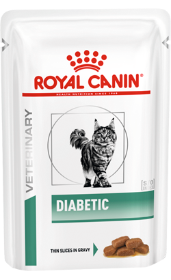 Royal Canin Vet Diabetic Feline in Gravy | Wet (Saqueta) | 12 x 85 g