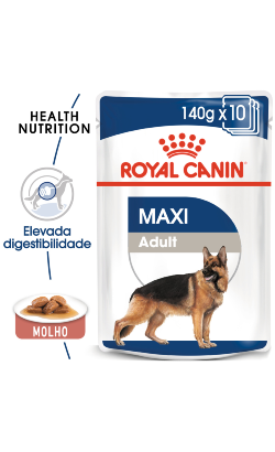Royal Canin Dog Maxi Adult | Wet (Saqueta) | 10 x 140 g